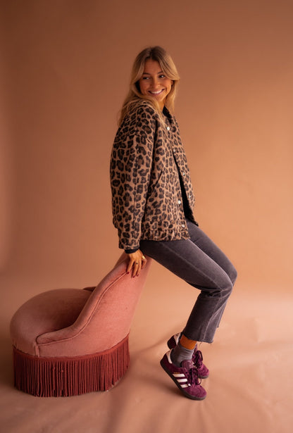 Luna | Trendy Jasje met Luipaardprint